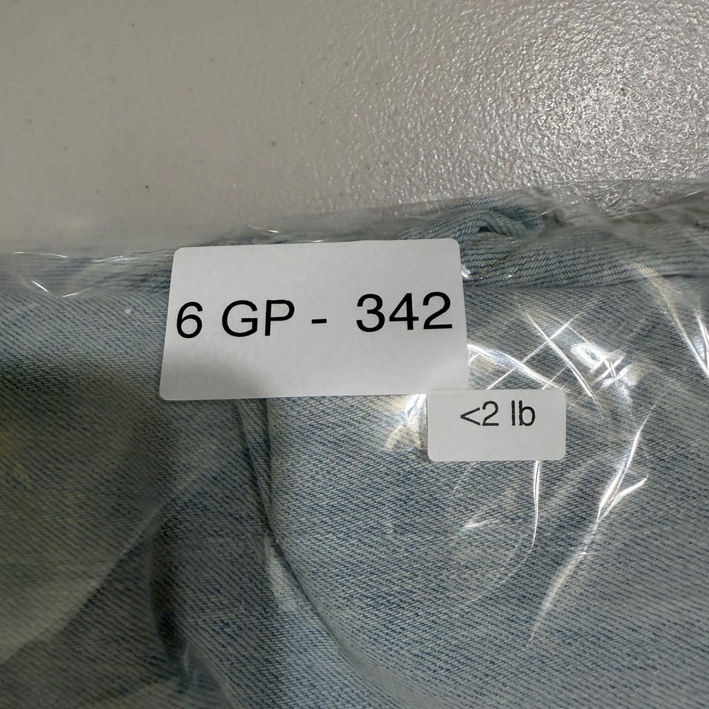 Free People We The Free Westward Demi Jeans Women 25 Light Blue Wide Leg Barrel - Picture 10 of 10